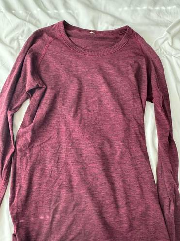 Lululemon Red Long Sleeve