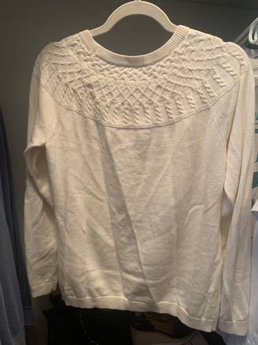 Talbots Ivory Sweater