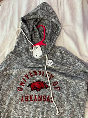 Chicka-d Chicka ~ D Arkansas Grey Lightweight Hoodie