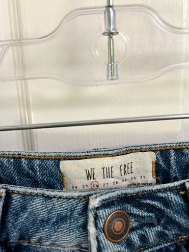 Free People Mini Skirt Denim