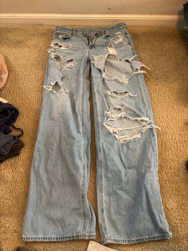 American Eagle ae low rise baggy jeans 