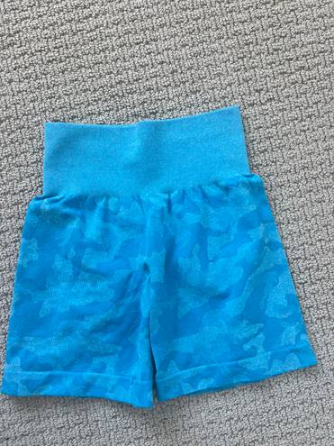 NVGTN Blue Camo  Seamless Shorts