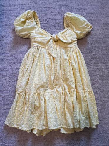 Mable Mini Dress Yellow