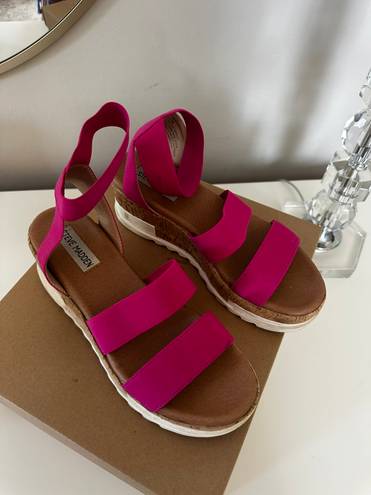 Steve Madden Bandi Platform Wedge Sandals