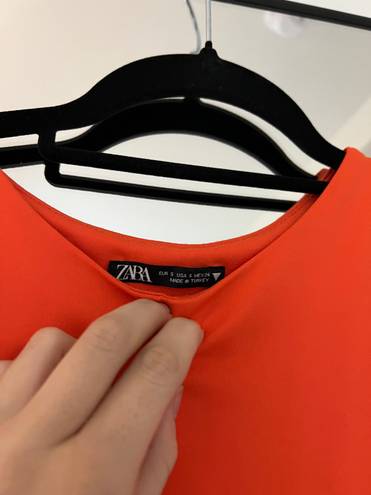 ZARA Orange Body Suit