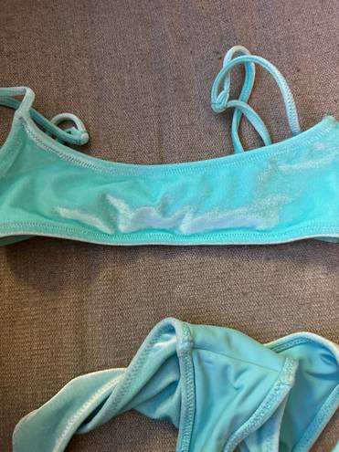 Triangl Blue Velvet  Bikini Size Xxs