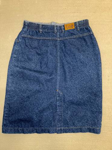 Lee Blue Denim Jean Skirt