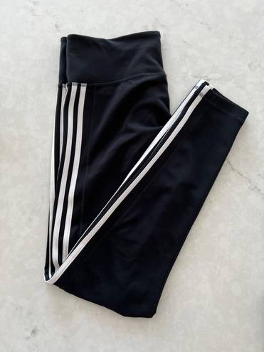 Adidas 3-stripes Leggings Black And White