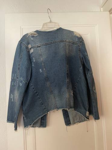 Hot & Delicious Distressed Jean Jacket