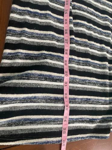 American Eagle Soft Cold Shoulder Turtleneck Striped Dress size medium