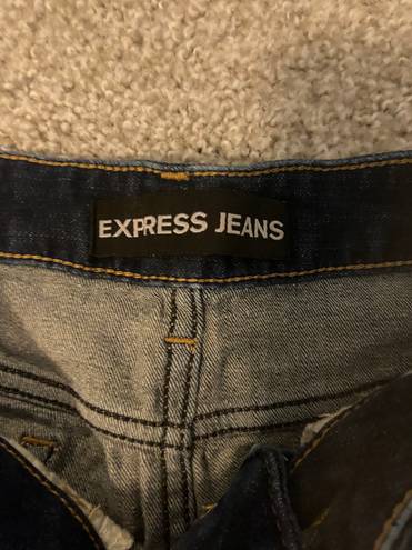 EXPRESS Ripped Jean Shorts