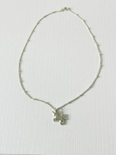 Nordstrom Silver Polished & Dipped Unicorn /925 Chain