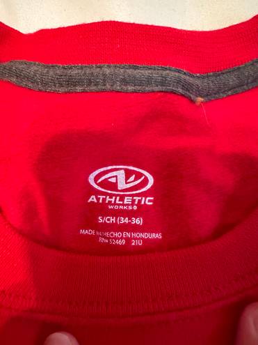 Athletic Works Plain Red sweatshirt 