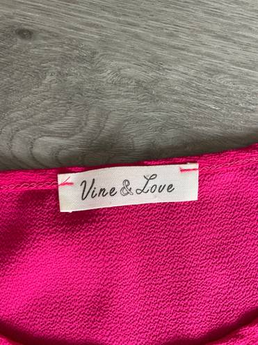 Vine & Love Pink Work Blouse