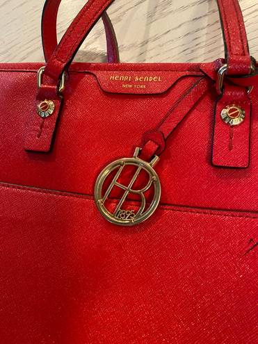 Henri Bendel Bright Red Hobo Crossbody Bag