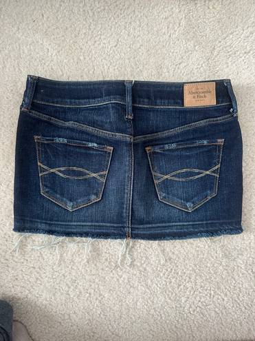 Abercrombie & Fitch Denim Jean Mini Skirt