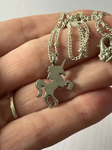 Nordstrom Silver Polished & Dipped Unicorn /925 Chain