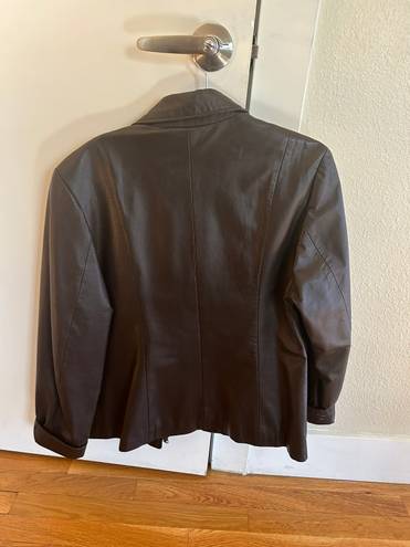 Vera Pelle Brown leather jacket