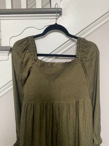 The Loft NWT Petite Square Neck Babydoll Dress