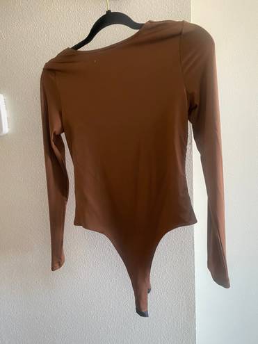 Wearever New York Brown Long sleeve Body Suit