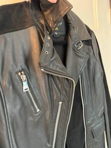 Bernardo Suede Leather Jacket