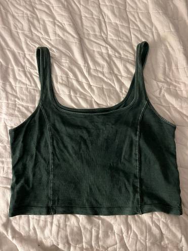 Aerie Army Green Crop Top