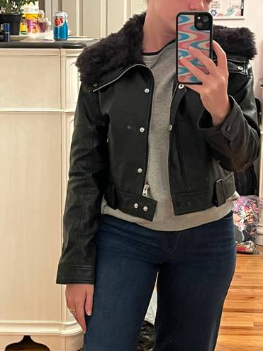 Abercrombie & Fitch  Faux Leather Jacket