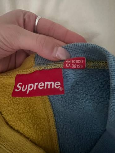 Supreme Split Crewneck Sweatshirt