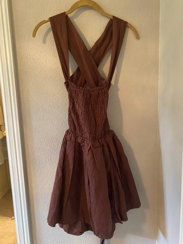 Peppermayo Brown Mini Dress