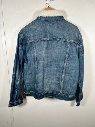 Good American Trucker Jacket Boyfriend Denium Size Small Women