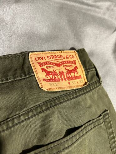 Levi Strauss & CO. Green Straight Leg Jeans