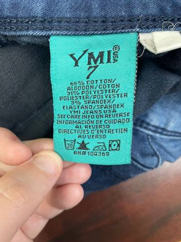 Ymi Wanna Betta Butt Size 7 Dark Wash Jeans