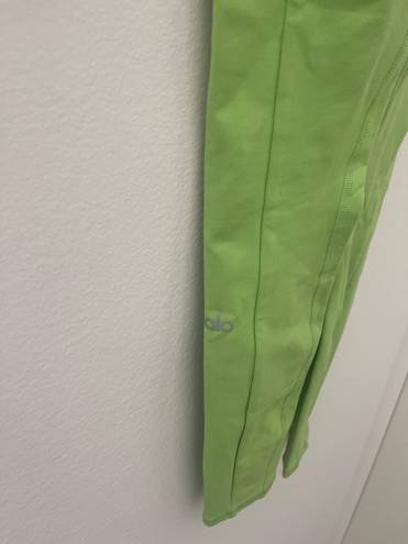 Alo Yoga 7/8 Checkpoint Leggings Green Apple Athleisure