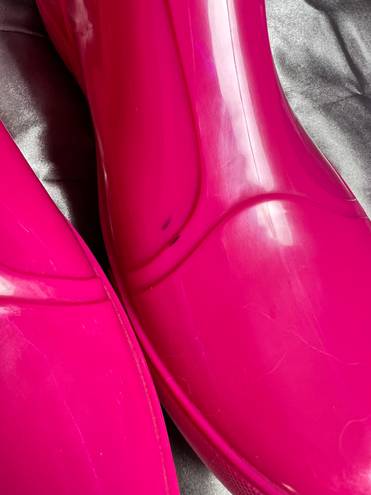 Furla Wellington Rain Boots (41) 10.5 Pink