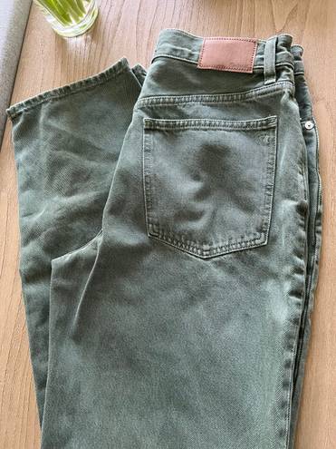 Madewell baggy straight jeans: garment-dyed edition