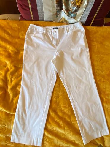 Lands'End Women's Mid Rise Classic Straight Leg Chino Ankle Pants NWOT