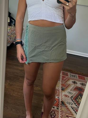 Olive Green Skort