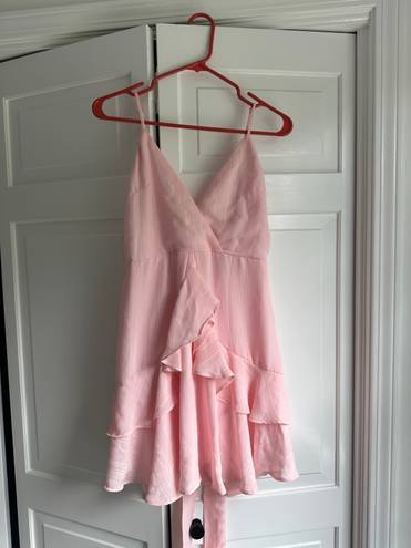 Hello Molly Pink Wrap Dress