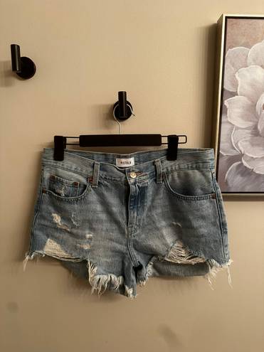 Pistola Distressed Jean Shorts