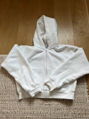 Aritzia TNA Fleece Boyfriend Boxy Zip Hoodie