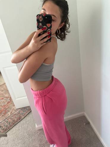 Aritzia Hot pink  mega fleece sweatpants