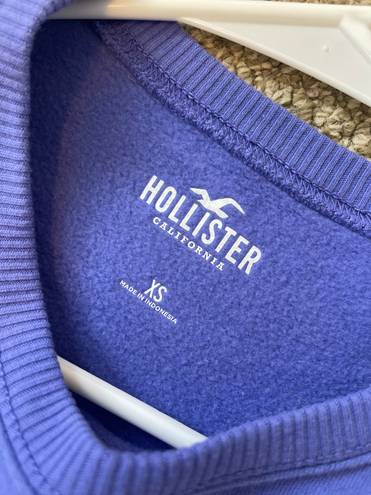 Hollister Purple Sweatshirt