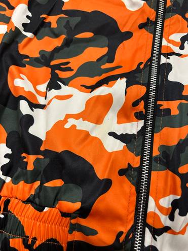 I am gia I.AM.GIA Daytona Camo Bomber Jacket Orange