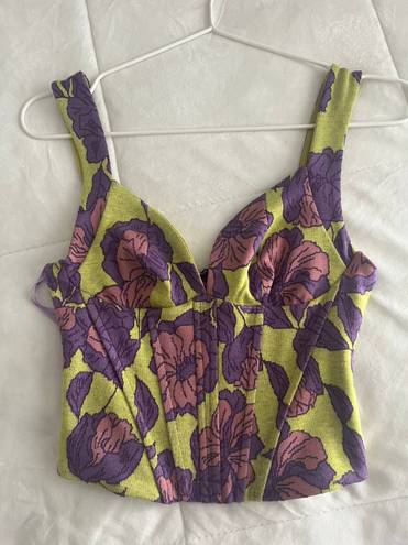 ZARA Corset NWT Women Small Floral