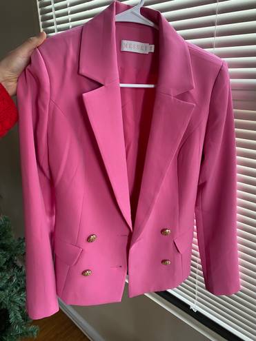 Meshki Pink  Blazer