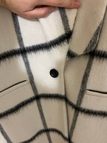 Anthropologie Elevenses Checkered Coat