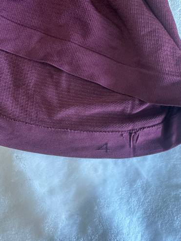 Lululemon Swiftly Tech Long Sleeve 4 Burgundy/Maroon