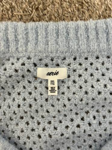 Aerie Blue Oversized Sweater