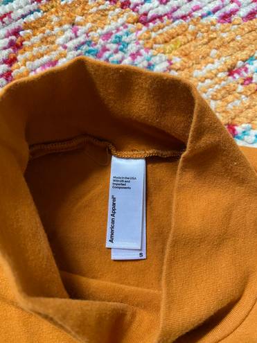 American Apparel Orange Turtleneck 