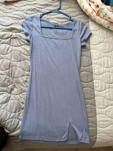 SO Square Neck T Shirt Dress 